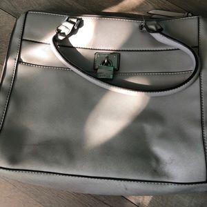 Gray guess handbag